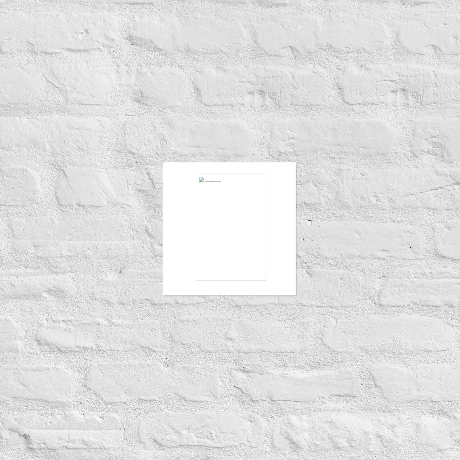 Broken Image – Poster