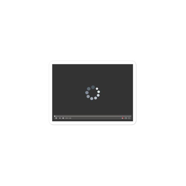 Video Loading - Bubble-free stickers