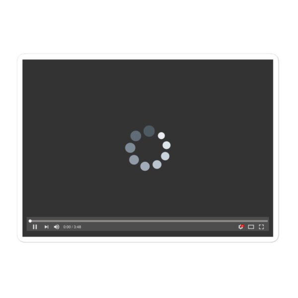 Video Loading - Bubble-free stickers - Image 3